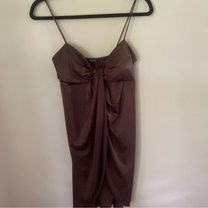KITTY Mini Dress Brown Size Medium M